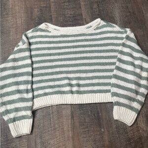 Hollister oversized knit striped sweater